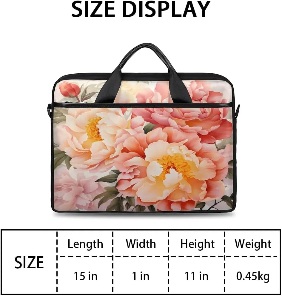 Laptop Shoulder Bag for 13-15 Inch Waterproof Laptop Sleeve Case Bag Slim Computer Carry Case Computer Cases for Laptops