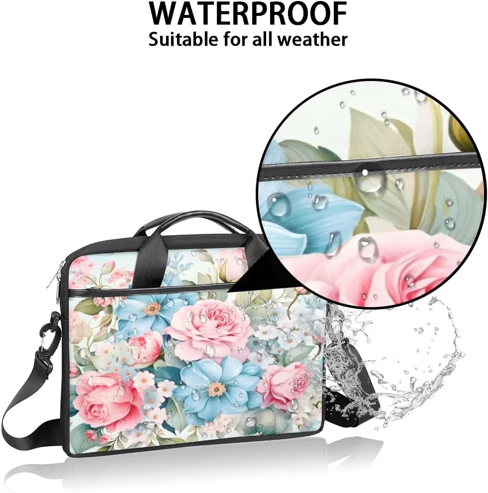 Laptop Shoulder Bag for 13-15 Inch Waterproof Laptop Sleeve Case Bag Slim Computer Carry Case Computer Cases for Laptops