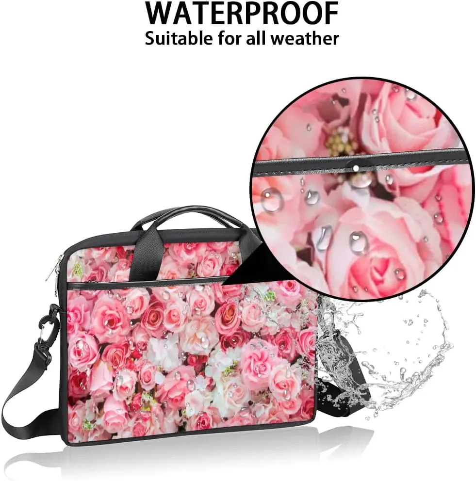 Laptop Shoulder Bag for 13-15 Inch Waterproof Laptop Sleeve Case Bag Slim Computer Carry Case Computer Cases for Laptops