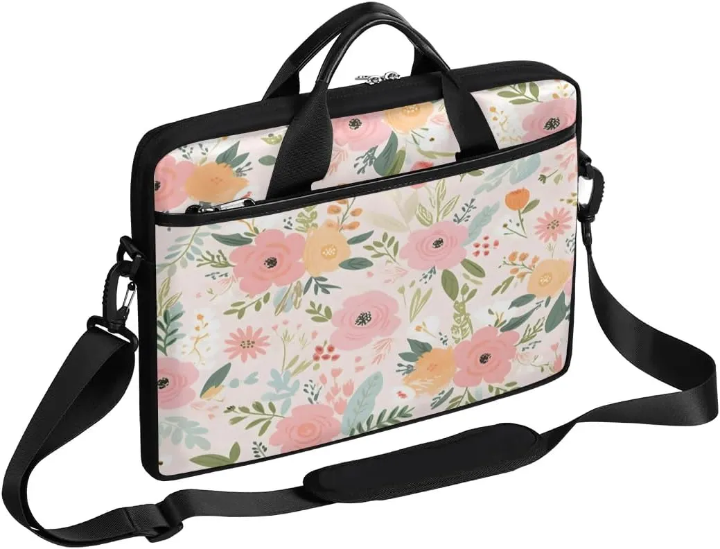 Laptop Shoulder Bag for 13-15 Inch Waterproof Laptop Sleeve Case Bag Slim Computer Carry Case Computer Cases for Laptops