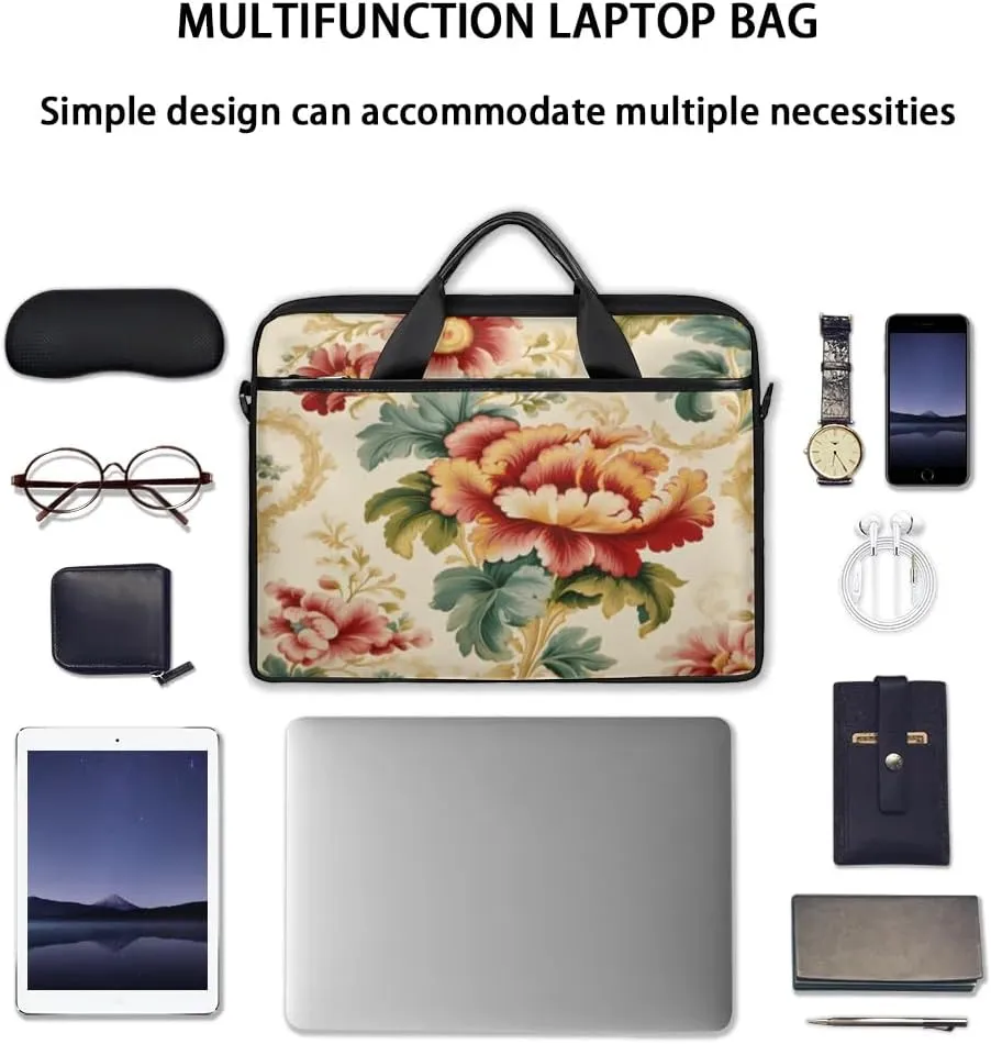 Laptop Shoulder Bag for 13-15 Inch Waterproof Laptop Sleeve Case Bag Slim Computer Carry Case Computer Cases for Laptops
