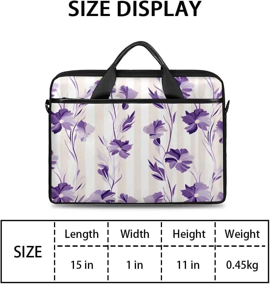 Laptop Shoulder Bag for 13-15 Inch Waterproof Laptop Sleeve Case Bag Slim Computer Carry Case Computer Cases for Laptops