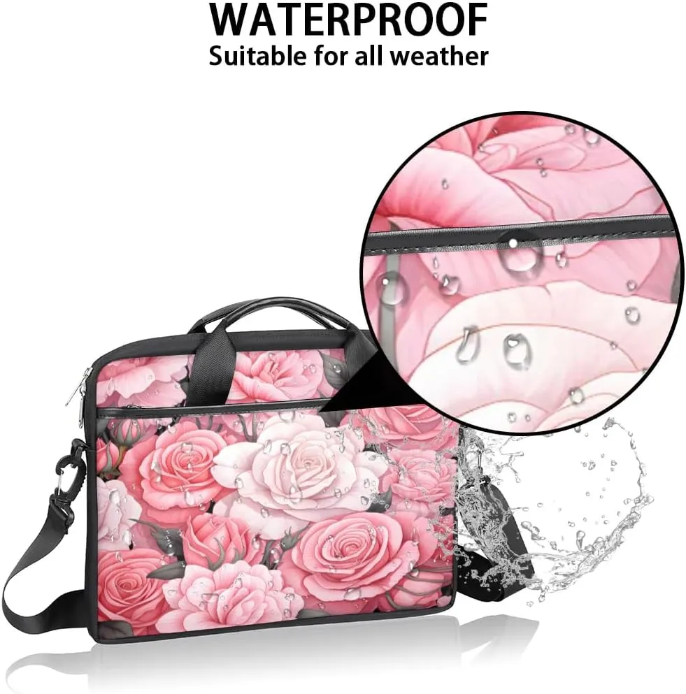 Laptop Shoulder Bag for 13-15 Inch Waterproof Laptop Sleeve Case Bag Slim Computer Carry Case Computer Cases for Laptops