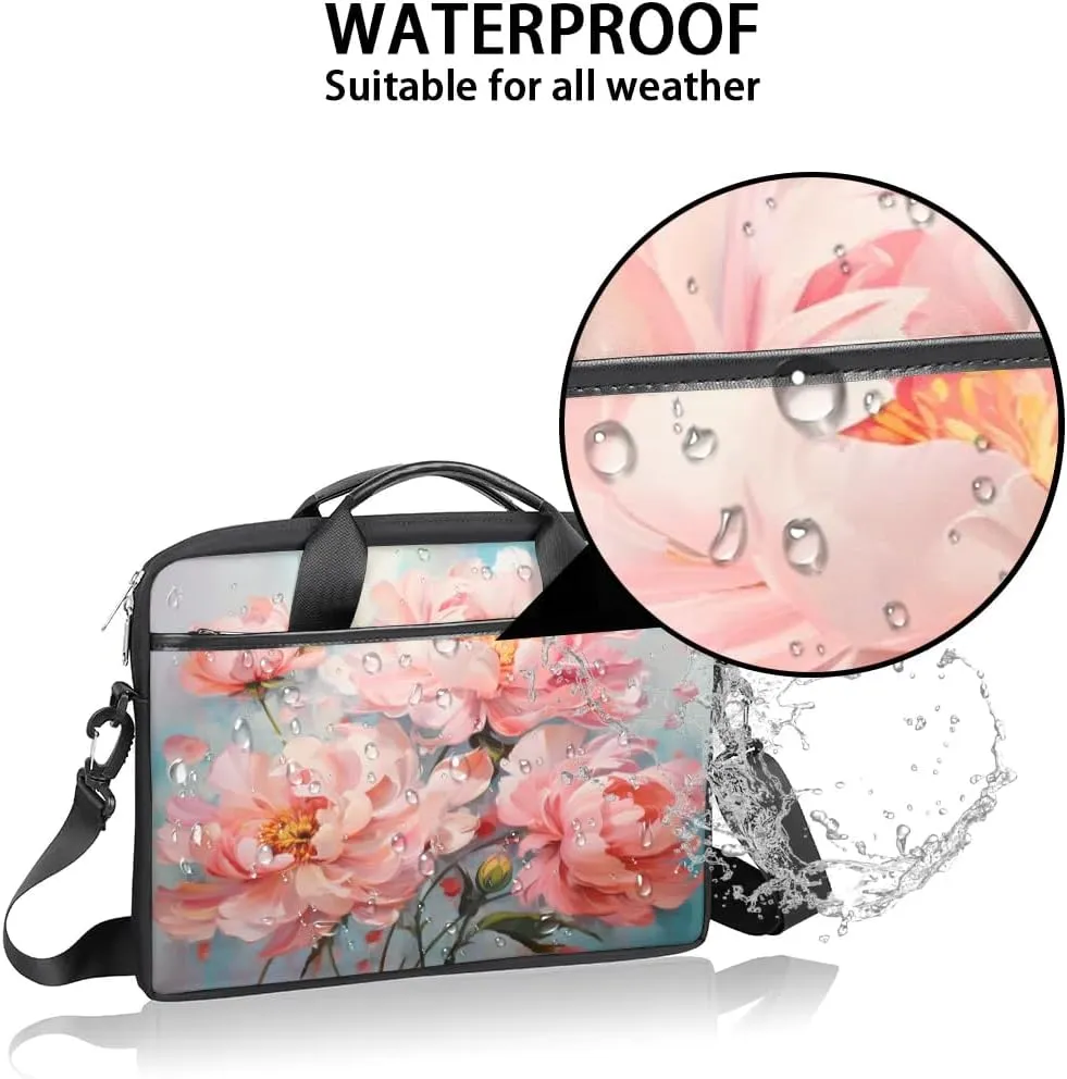 Laptop Shoulder Bag for 13-15 Inch Waterproof Laptop Sleeve Case Bag Slim Computer Carry Case Computer Cases for Laptops