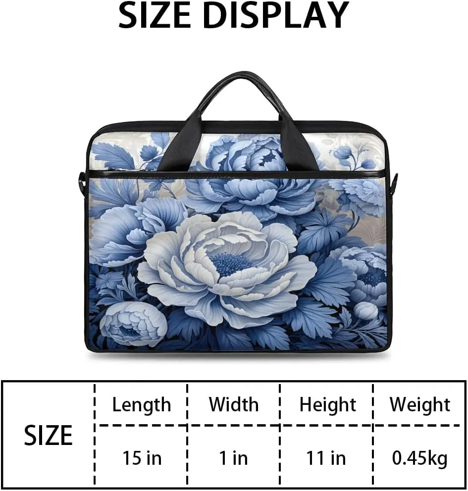 Laptop Shoulder Bag for 13-15 Inch Waterproof Laptop Sleeve Case Bag Slim Computer Carry Case Computer Cases for Laptops
