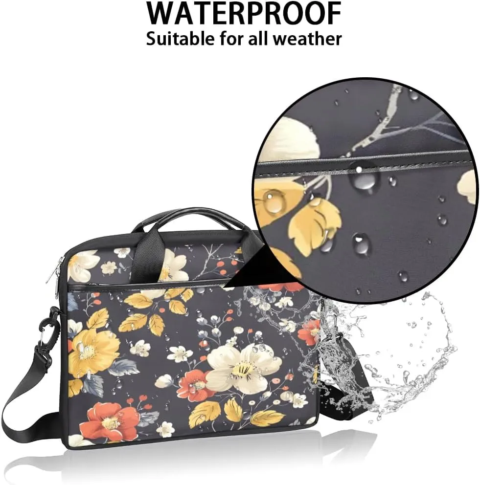 Laptop Shoulder Bag for 13-15 Inch Waterproof Laptop Sleeve Case Bag Slim Computer Carry Case Computer Cases for Laptops