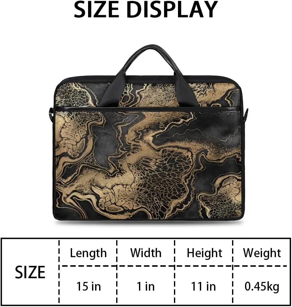 Laptop Shoulder Bag for 13-15 Inch Waterproof Laptop Sleeve Case Bag Slim Computer Carry Case Computer Cases for Laptops