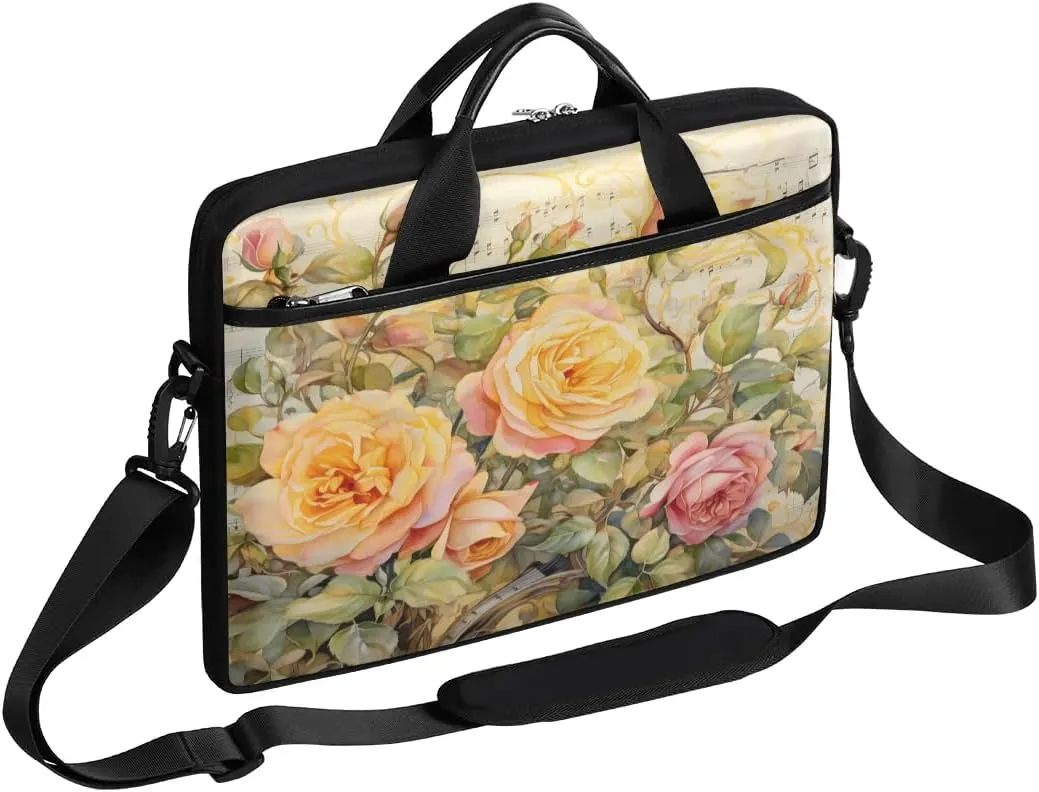 Laptop Shoulder Bag for 13-15 Inch Waterproof Laptop Sleeve Case Bag Slim Computer Carry Case Computer Cases for Laptops