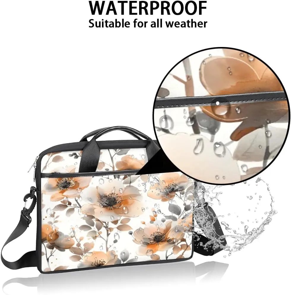 Laptop Shoulder Bag for 13-15 Inch Waterproof Laptop Sleeve Case Bag Slim Computer Carry Case Computer Cases for Laptops