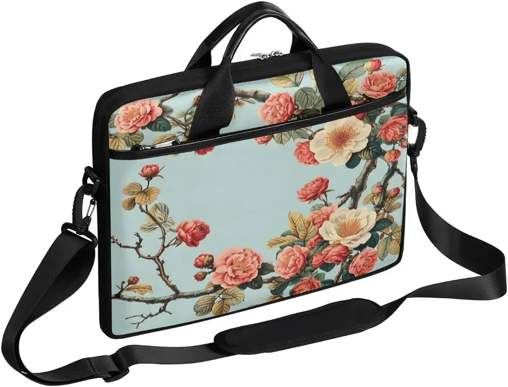 Laptop Shoulder Bag for 13-15 Inch Waterproof Laptop Sleeve Case Bag Slim Computer Carry Case Computer Cases for Laptops