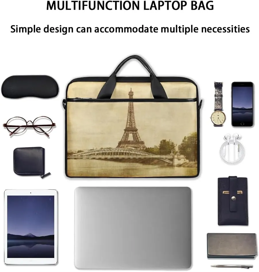 Laptop Shoulder Bag for 13-15 Inch Waterproof Laptop Sleeve Case Bag Slim Computer Carry Case Computer Cases for Laptops