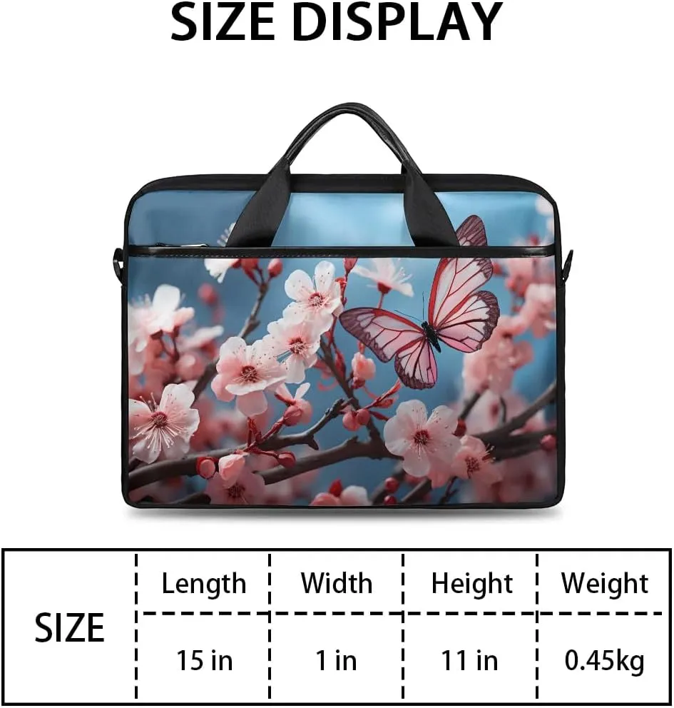 Laptop Shoulder Bag for 13-15 Inch Waterproof Laptop Sleeve Case Bag Slim Computer Carry Case Computer Cases for Laptops