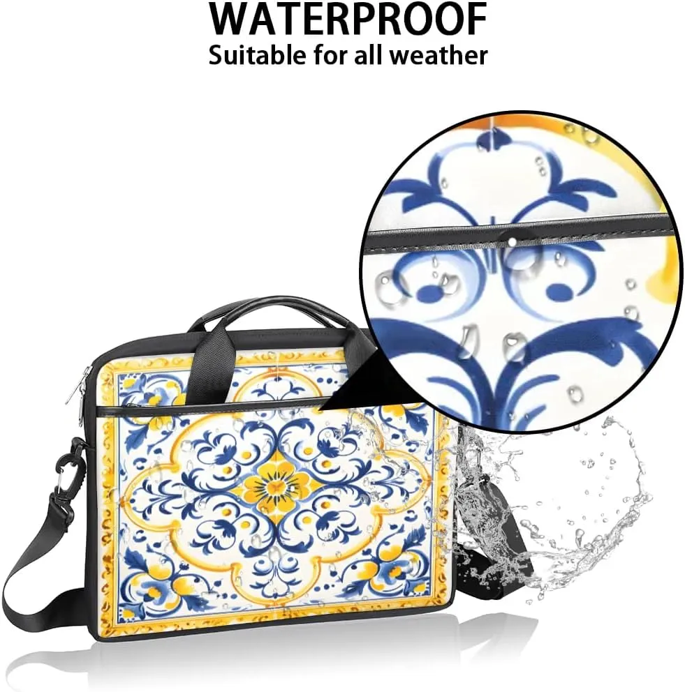 Laptop Shoulder Bag for 13-15 Inch Waterproof Laptop Sleeve Case Bag Slim Computer Carry Case Computer Cases for Laptops