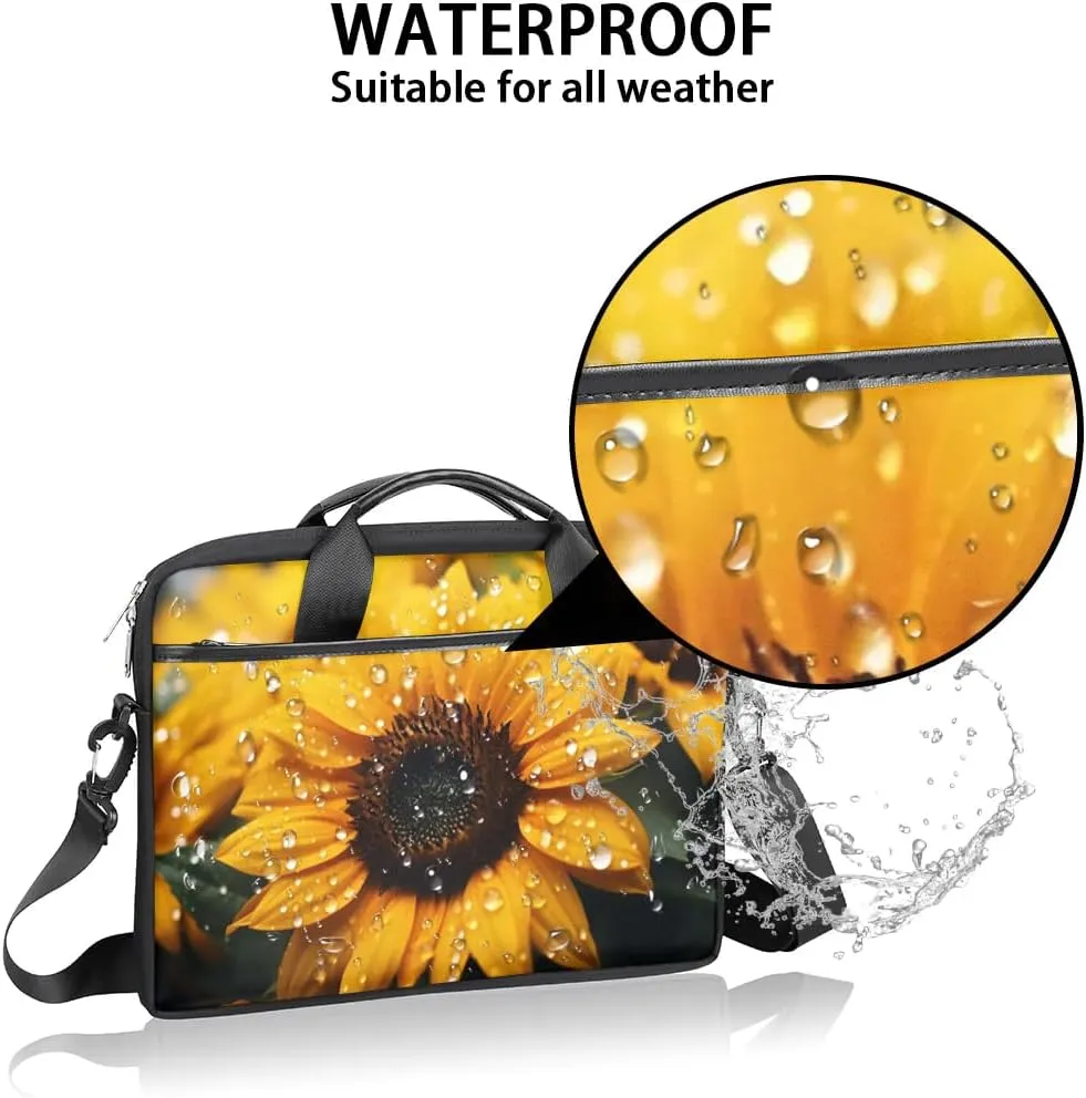 Laptop Shoulder Bag for 13-15 Inch Waterproof Laptop Sleeve Case Bag Slim Computer Carry Case Computer Cases for Laptops