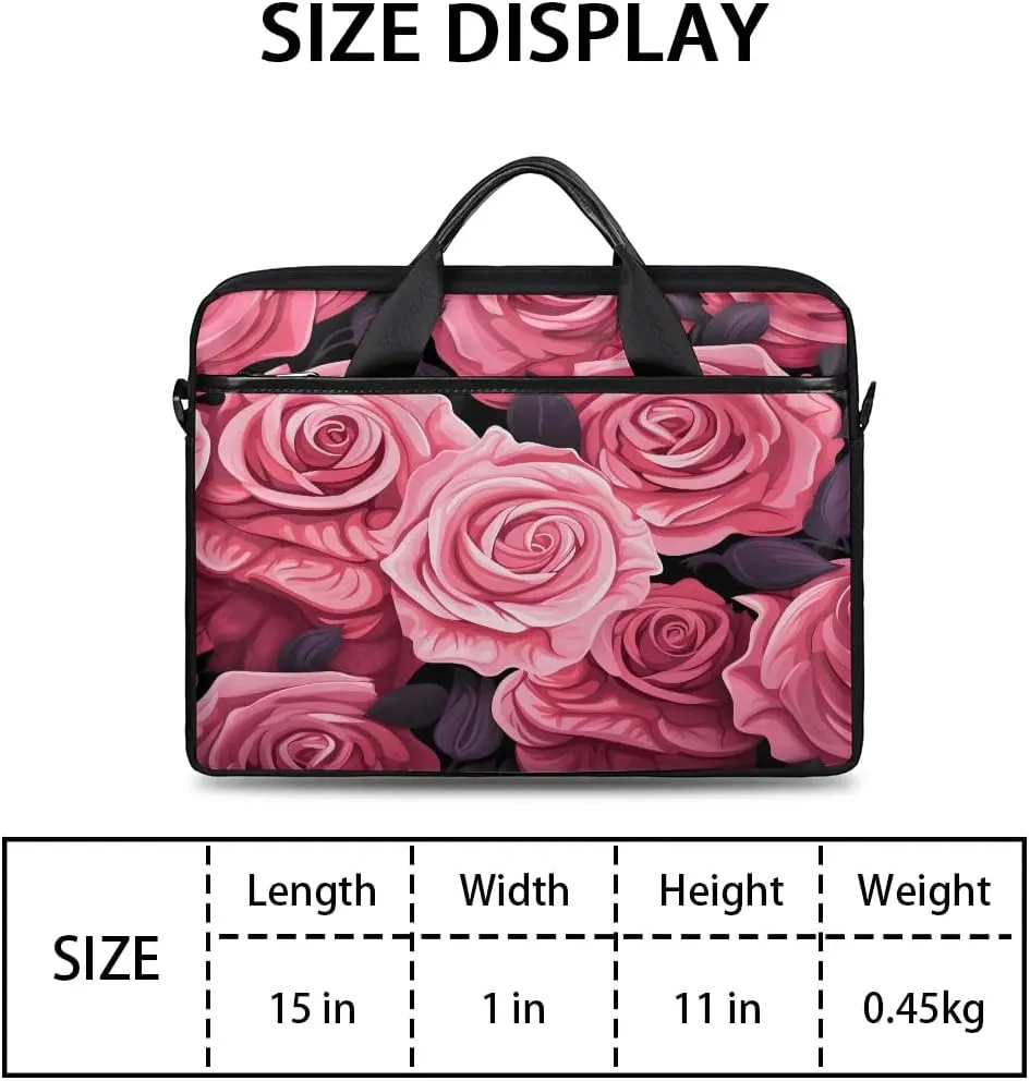 Laptop Shoulder Bag for 13-15 Inch Waterproof Laptop Sleeve Case Bag Slim Computer Carry Case Computer Cases for Laptops