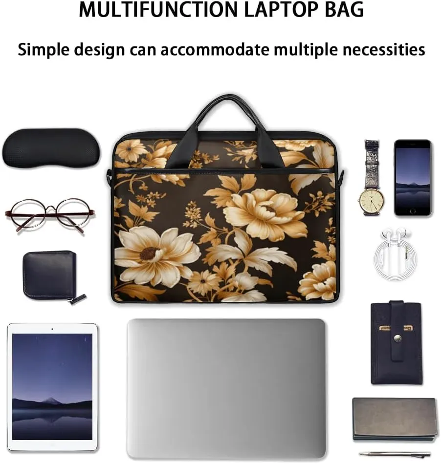 Laptop Shoulder Bag for 13-15 Inch Waterproof Laptop Sleeve Case Bag Slim Computer Carry Case Computer Cases for Laptops