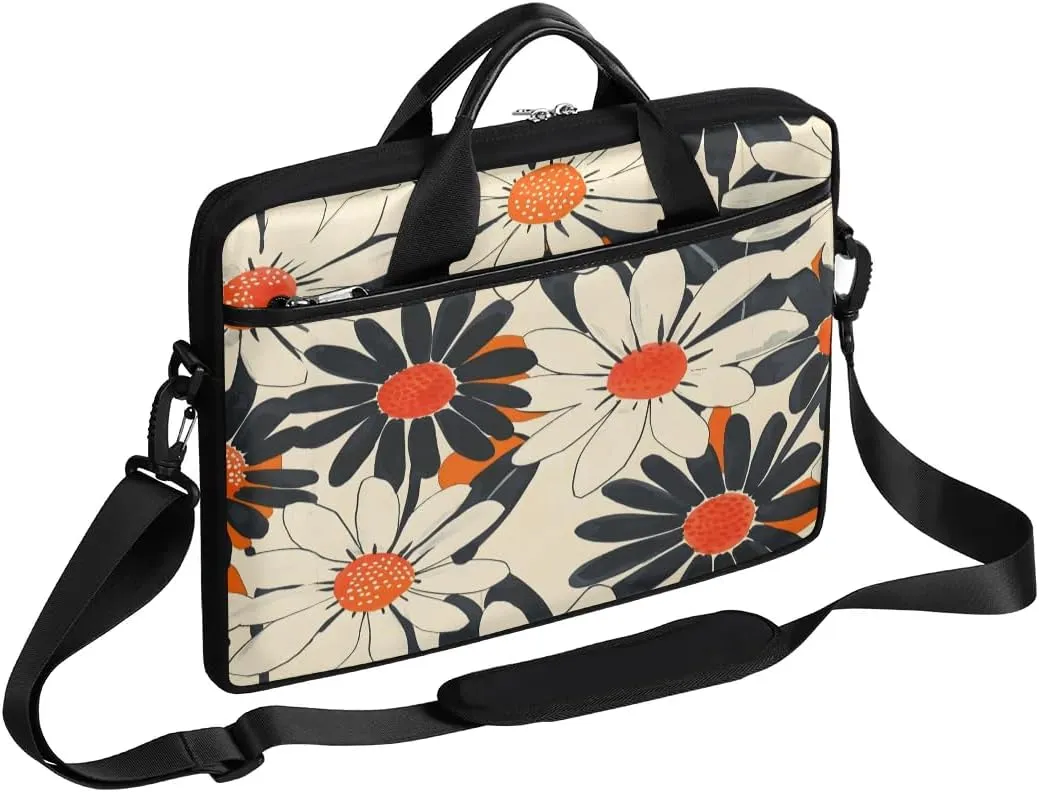 Laptop Shoulder Bag for 13-15 Inch Waterproof Laptop Sleeve Case Bag Slim Computer Carry Case Computer Cases for Laptops
