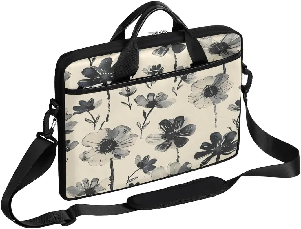 Laptop Shoulder Bag for 13-15 Inch Waterproof Laptop Sleeve Case Bag Slim Computer Carry Case Computer Cases for Laptops