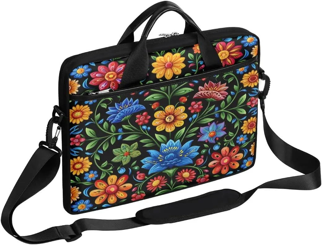 Laptop Shoulder Bag for 13-15 Inch Waterproof Laptop Sleeve Case Bag Slim Computer Carry Case Computer Cases for Laptops