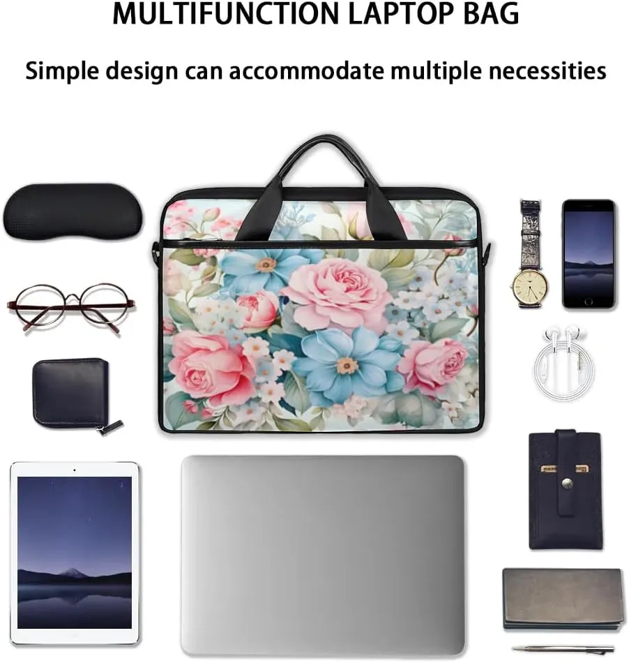 Laptop Shoulder Bag for 13-15 Inch Waterproof Laptop Sleeve Case Bag Slim Computer Carry Case Computer Cases for Laptops