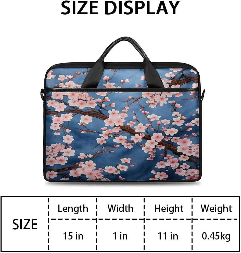 Laptop Shoulder Bag for 13-15 Inch Waterproof Laptop Sleeve Case Bag Slim Computer Carry Case Computer Cases for Laptops