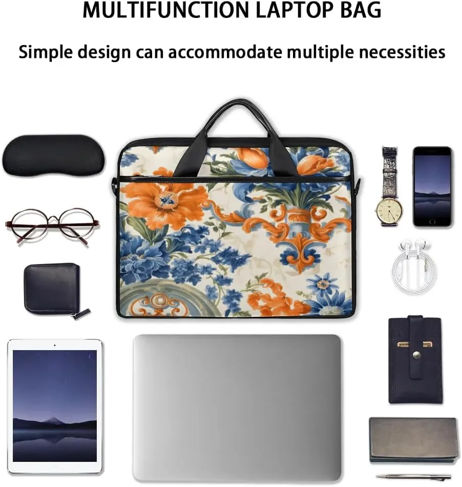 Laptop Shoulder Bag for 13-15 Inch Waterproof Laptop Sleeve Case Bag Slim Computer Carry Case Computer Cases for Laptops