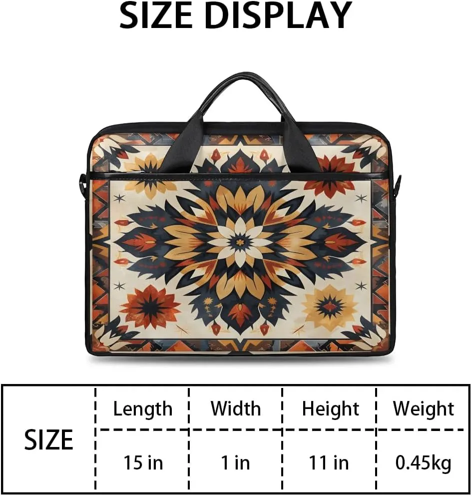 Laptop Shoulder Bag for 13-15 Inch Waterproof Laptop Sleeve Case Bag Slim Computer Carry Case Computer Cases for Laptops