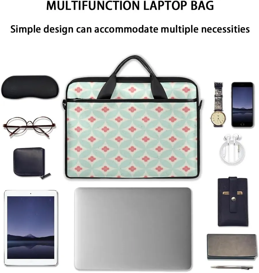 Laptop Shoulder Bag for 13-15 Inch Waterproof Laptop Sleeve Case Bag Slim Computer Carry Case Computer Cases for Laptops