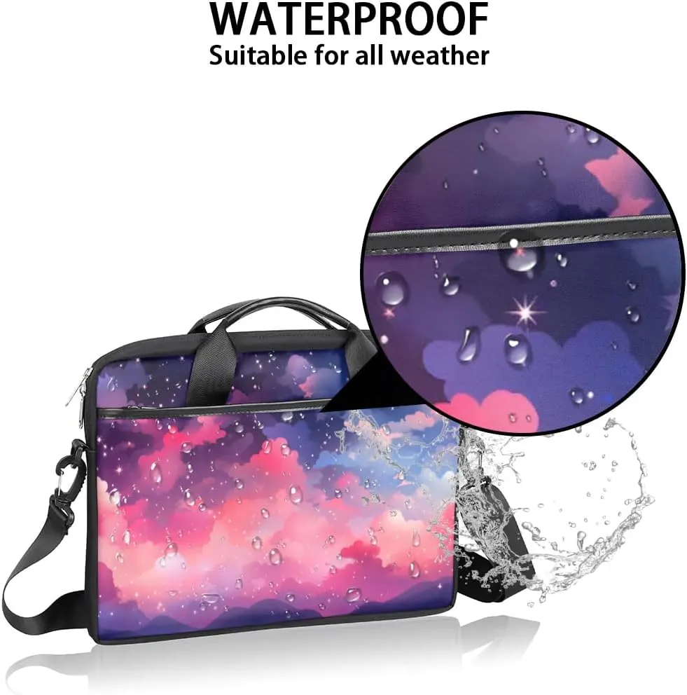 Laptop Shoulder Bag for 13-15 Inch Waterproof Laptop Sleeve Case Bag Slim Computer Carry Case Computer Cases for Laptops