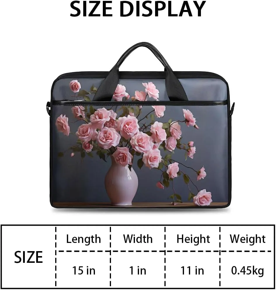 Laptop Shoulder Bag for 13-15 Inch Waterproof Laptop Sleeve Case Bag Slim Computer Carry Case Computer Cases for Laptops