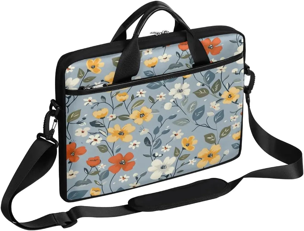 Laptop Shoulder Bag for 13-15 Inch Waterproof Laptop Sleeve Case Bag Slim Computer Carry Case Computer Cases for Laptops