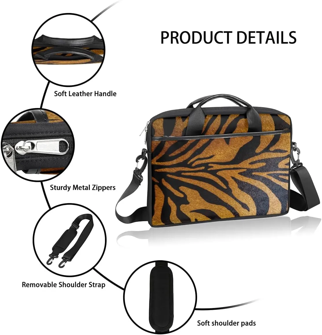Laptop Shoulder Bag for 13-15 Inch Waterproof Laptop Sleeve Case Bag Slim Computer Carry Case Computer Cases for Laptops