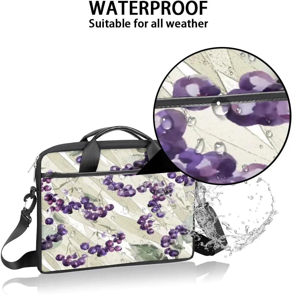 Laptop Shoulder Bag for 13-15 Inch Waterproof Laptop Sleeve Case Bag Slim Computer Carry Case Computer Cases for Laptops