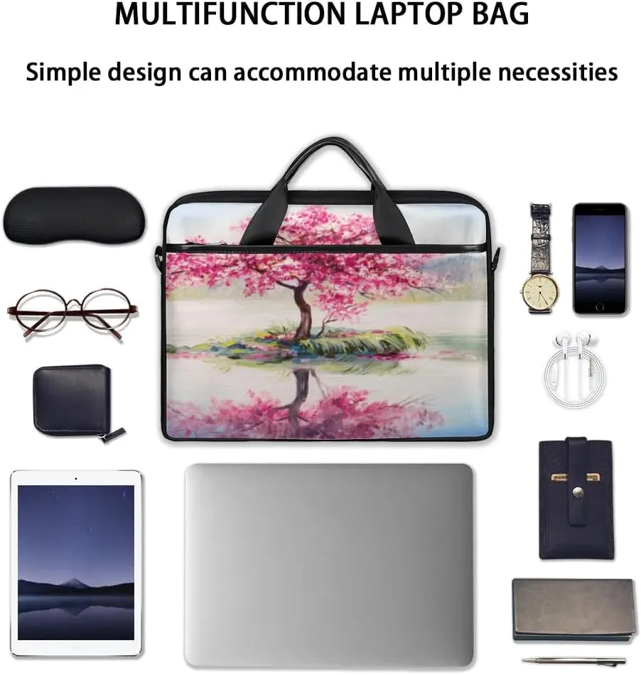 Laptop Shoulder Bag for 13-15 Inch Waterproof Laptop Sleeve Case Bag Slim Computer Carry Case Computer Cases for Laptops