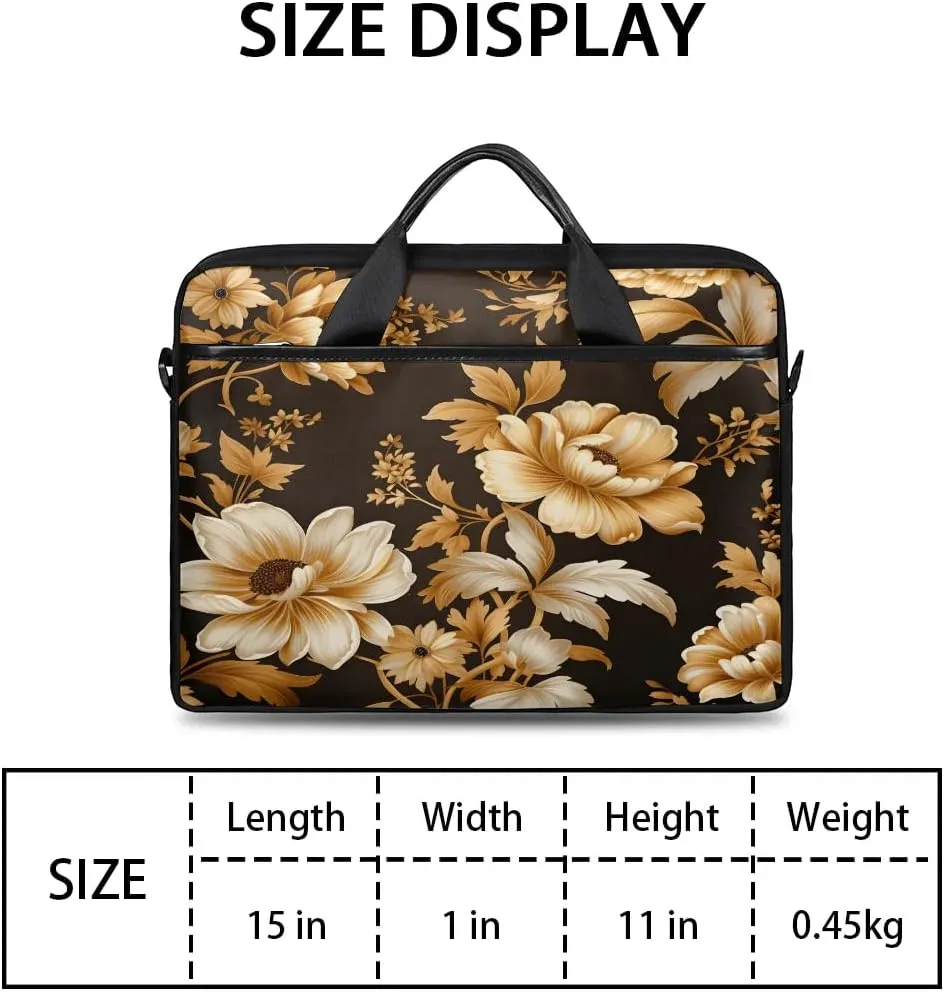 Laptop Shoulder Bag for 13-15 Inch Waterproof Laptop Sleeve Case Bag Slim Computer Carry Case Computer Cases for Laptops