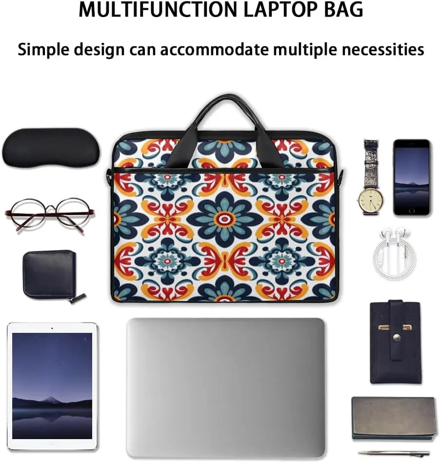 Laptop Shoulder Bag for 13-15 Inch Waterproof Laptop Sleeve Case Bag Slim Computer Carry Case Computer Cases for Laptops