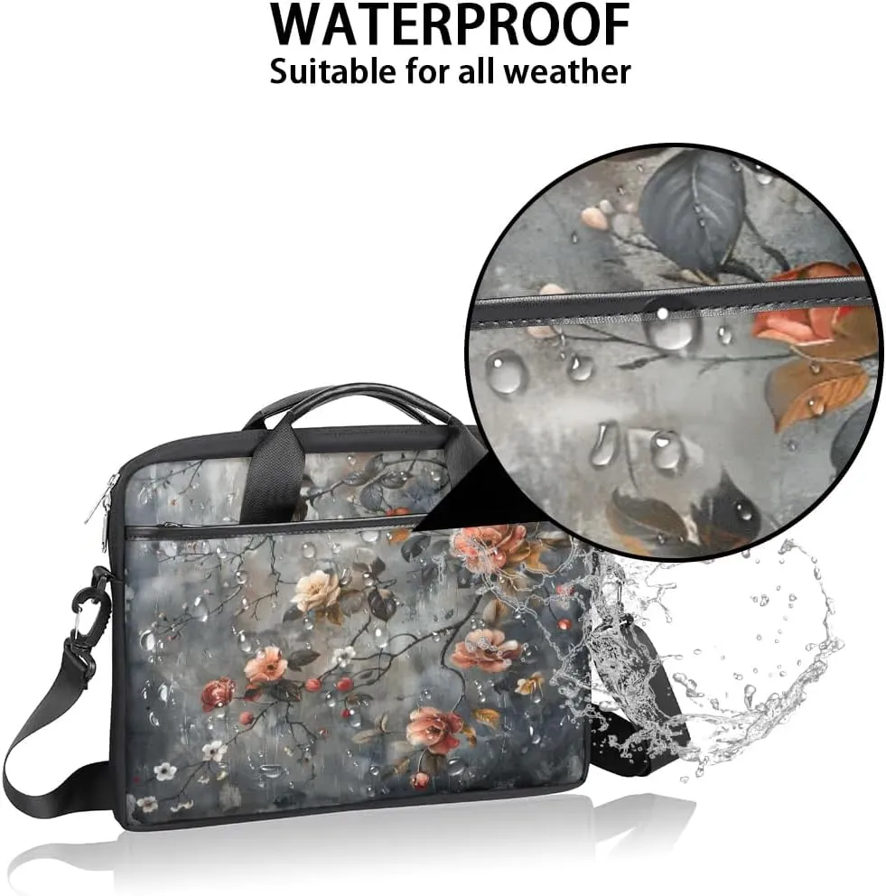 Laptop Shoulder Bag for 13-15 Inch Waterproof Laptop Sleeve Case Bag Slim Computer Carry Case Computer Cases for Laptops