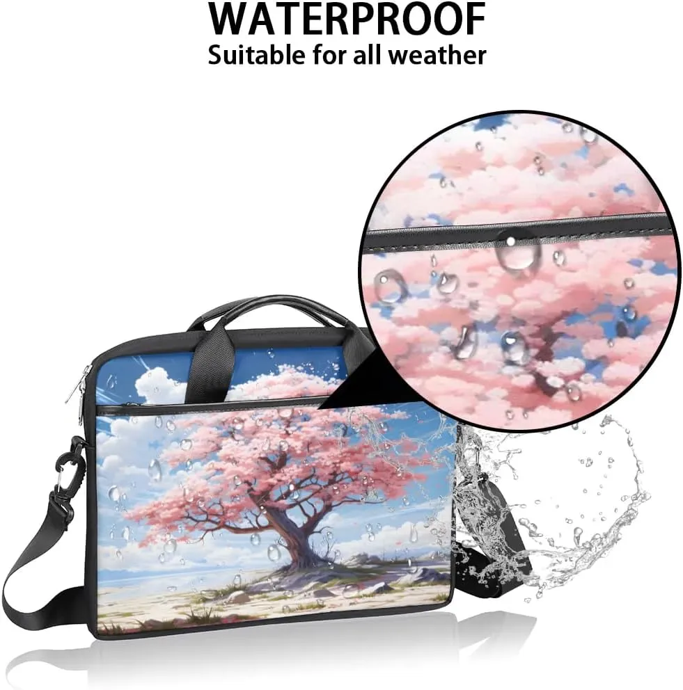 Laptop Shoulder Bag for 13-15 Inch Waterproof Laptop Sleeve Case Bag Slim Computer Carry Case Computer Cases for Laptops
