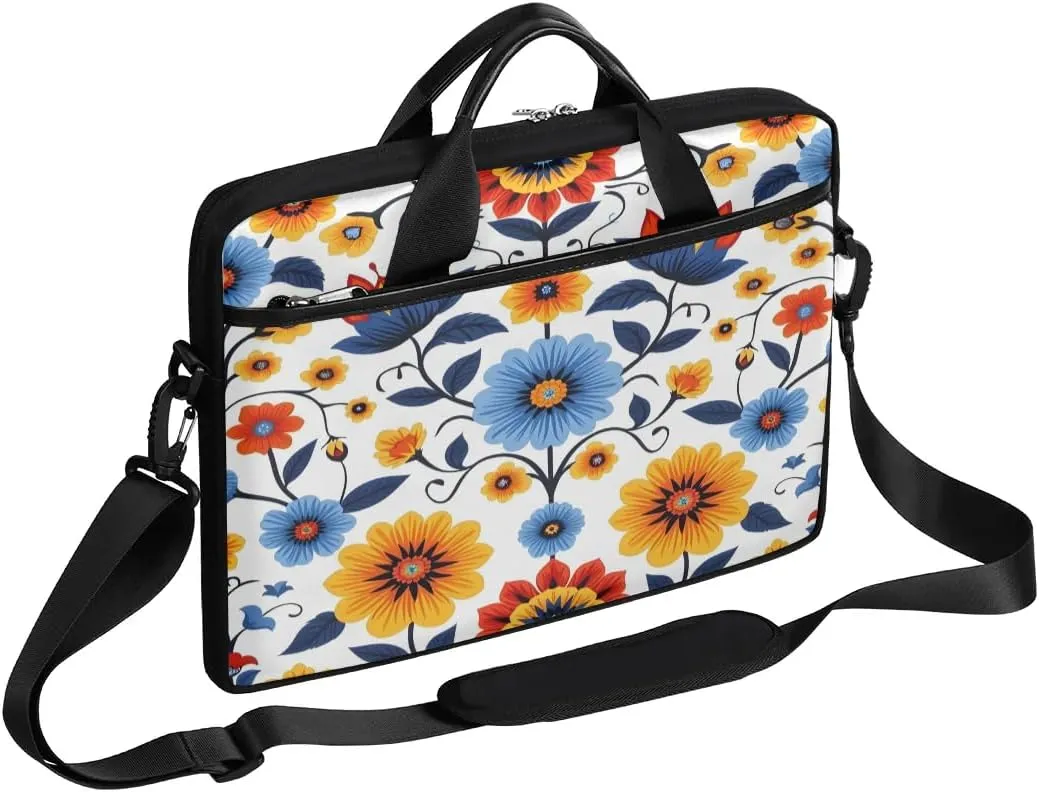 Laptop Shoulder Bag for 13-15 Inch Waterproof Laptop Sleeve Case Bag Slim Computer Carry Case Computer Cases for Laptops