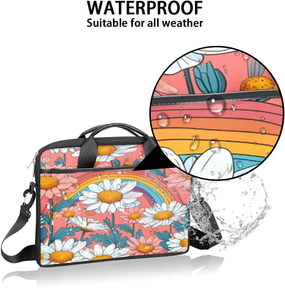Laptop Shoulder Bag for 13-15 Inch Waterproof Laptop Sleeve Case Bag Slim Computer Carry Case Computer Cases for Laptops