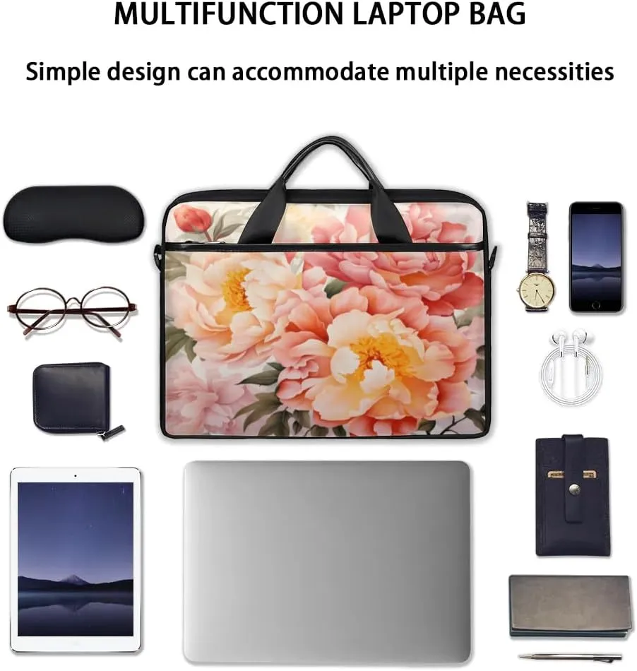Laptop Shoulder Bag for 13-15 Inch Waterproof Laptop Sleeve Case Bag Slim Computer Carry Case Computer Cases for Laptops