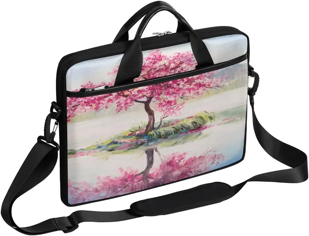 Laptop Shoulder Bag for 13-15 Inch Waterproof Laptop Sleeve Case Bag Slim Computer Carry Case Computer Cases for Laptops