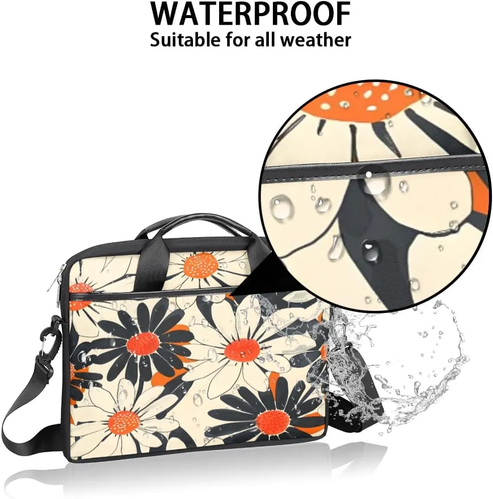 Laptop Shoulder Bag for 13-15 Inch Waterproof Laptop Sleeve Case Bag Slim Computer Carry Case Computer Cases for Laptops