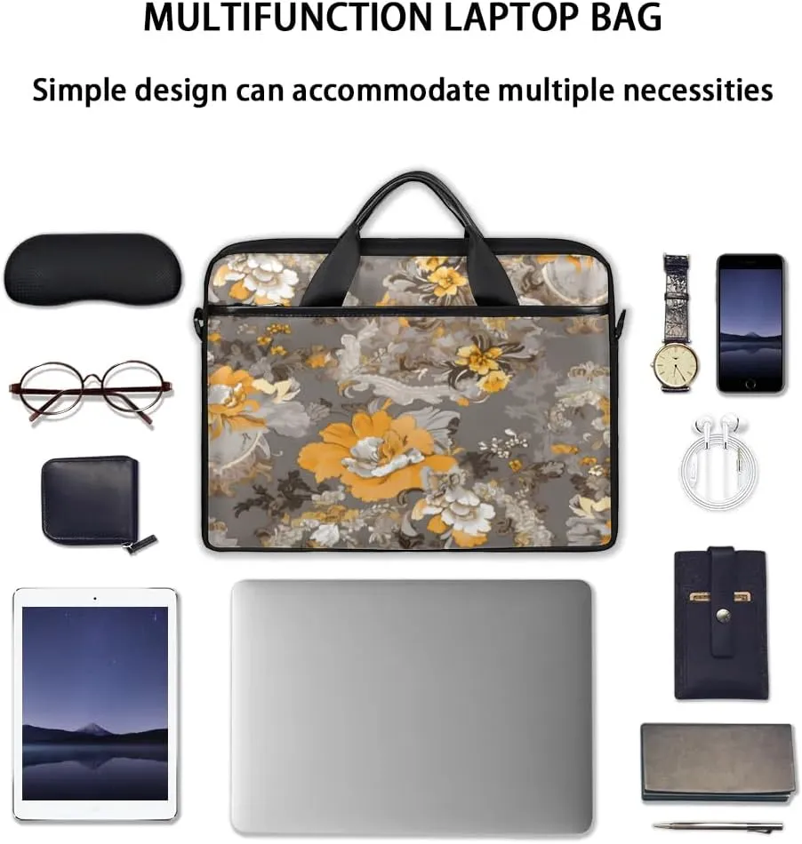 Laptop Shoulder Bag for 13-15 Inch Waterproof Laptop Sleeve Case Bag Slim Computer Carry Case Computer Cases for Laptops