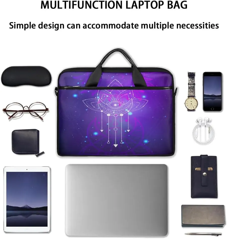 Laptop Shoulder Bag for 13-15 Inch Waterproof Laptop Sleeve Case Bag Slim Computer Carry Case Computer Cases for Laptops
