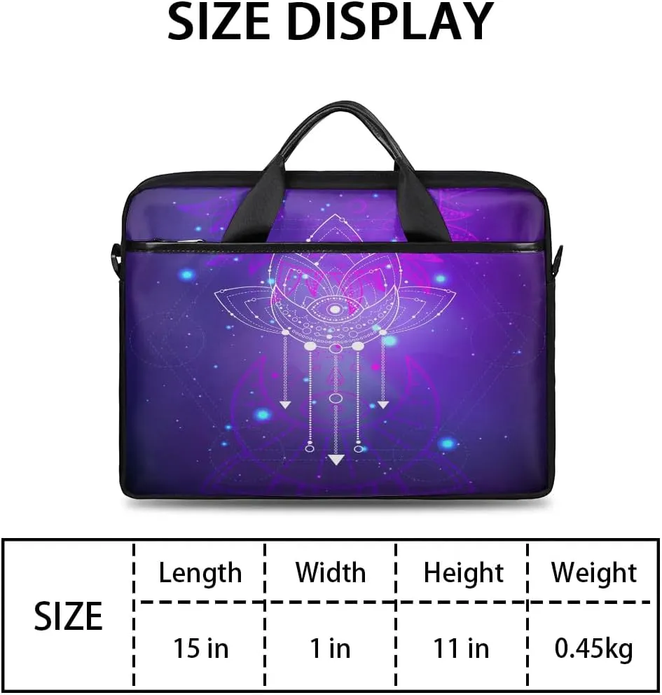 Laptop Shoulder Bag for 13-15 Inch Waterproof Laptop Sleeve Case Bag Slim Computer Carry Case Computer Cases for Laptops