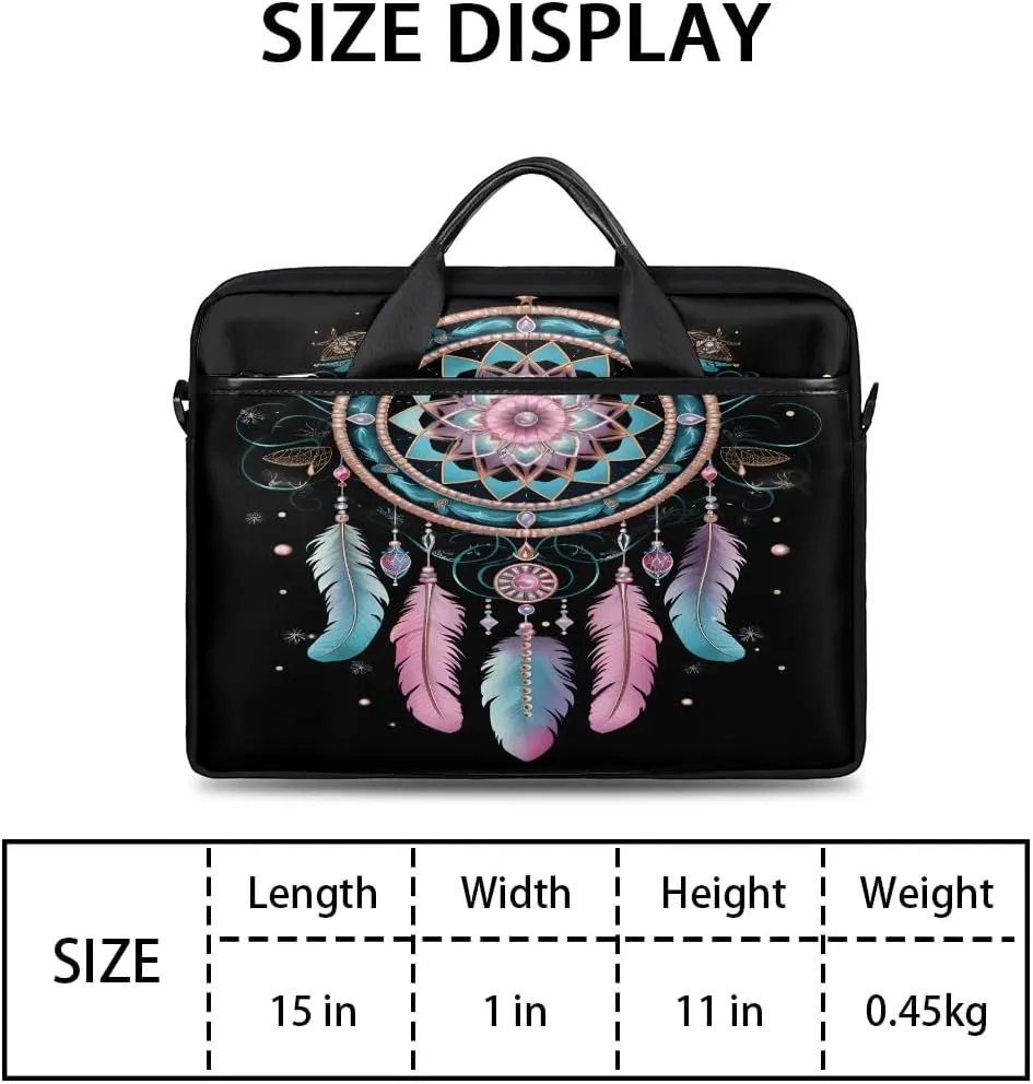 Laptop Shoulder Bag for 13-15 Inch Waterproof Laptop Sleeve Case Bag Slim Computer Carry Case Computer Cases for Laptops