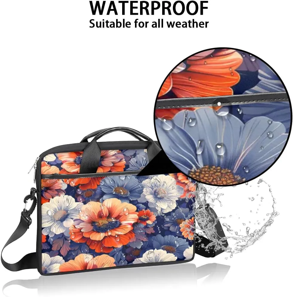 Laptop Shoulder Bag for 13-15 Inch Waterproof Laptop Sleeve Case Bag Slim Computer Carry Case Computer Cases for Laptops