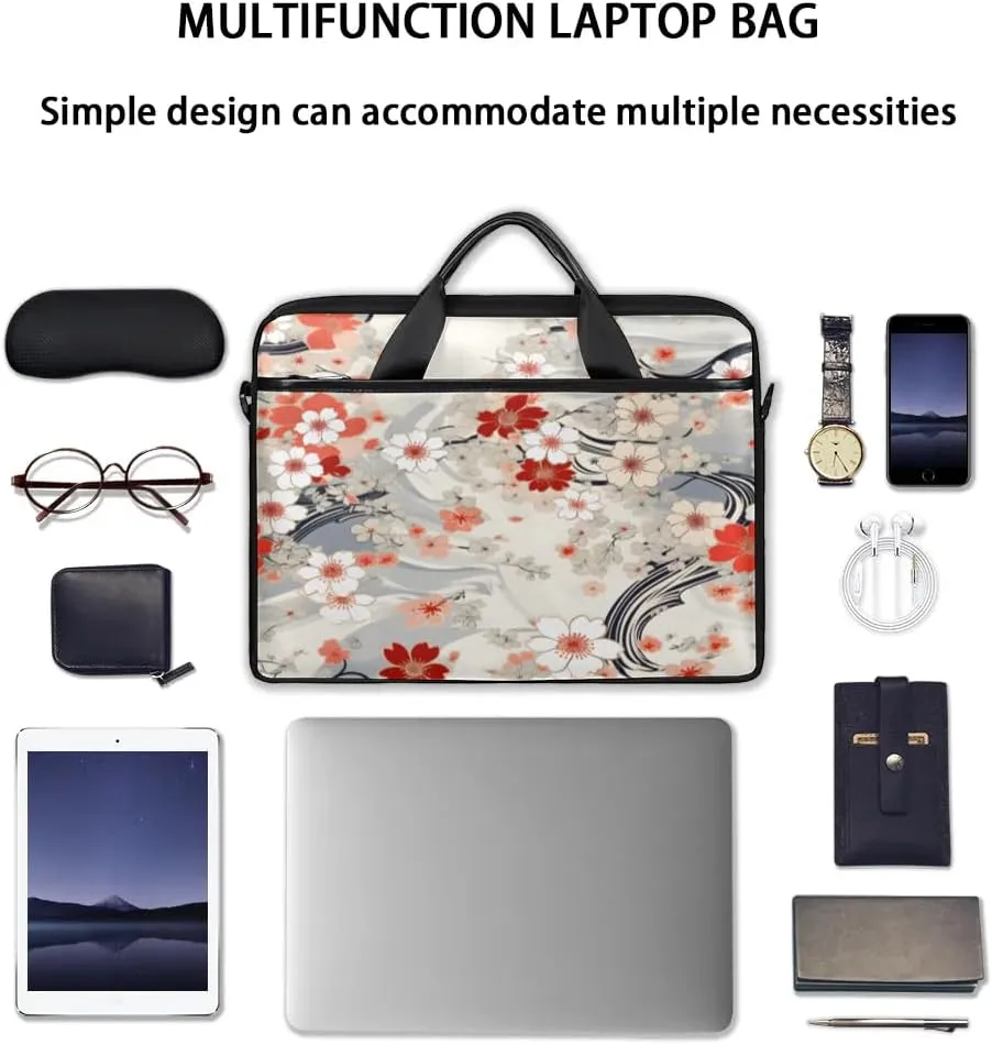Laptop Shoulder Bag for 13-15 Inch Waterproof Laptop Sleeve Case Bag Slim Computer Carry Case Computer Cases for Laptops