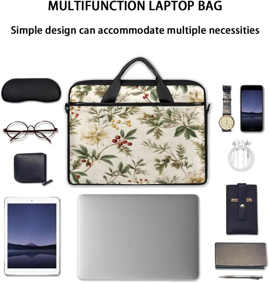 Laptop Shoulder Bag for 13-15 Inch Waterproof Laptop Sleeve Case Bag Slim Computer Carry Case Computer Cases for Laptops